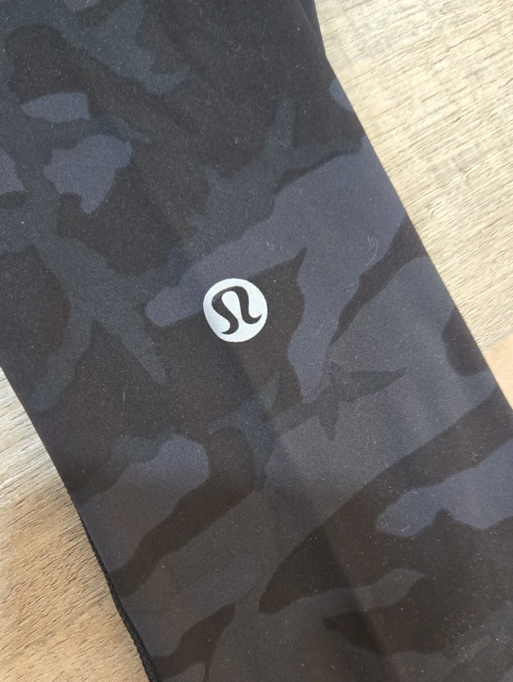 lululemon athletica Black Camo High-Rise Capri